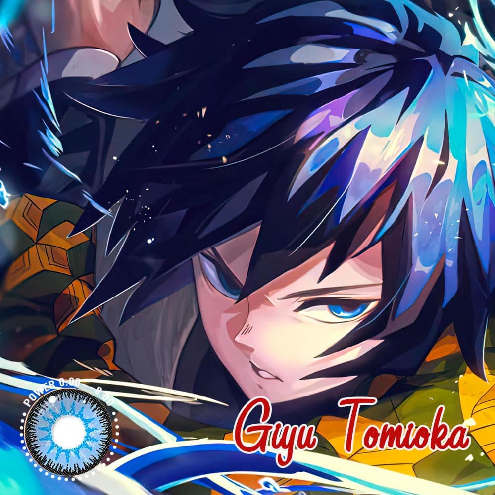 Demon Slayer Giyu Tomioka Halloween Contacts - thumbnail 1