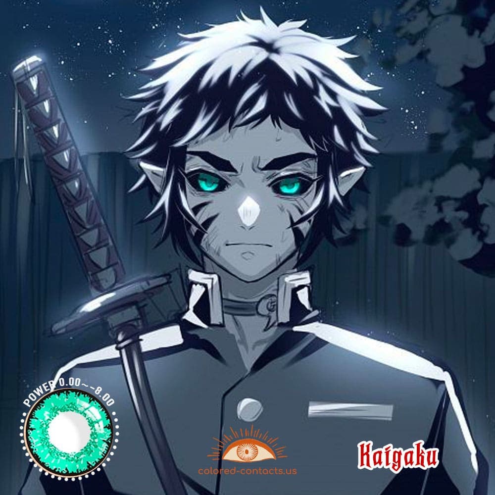 Demon Slayer Kaigaku Cosplay Contact Lenses - thumbnail 1
