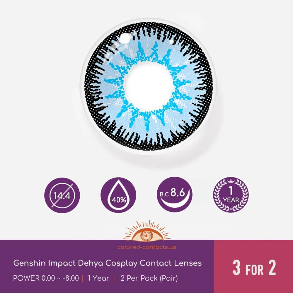 Genshin Impact Navia Cosplay Contacts - thumbnail 4