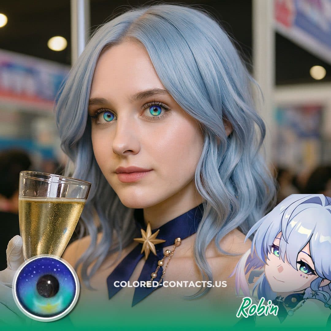 Honkai: Star Rail Robin Cosplay Contact Lenses - thumbnail 1