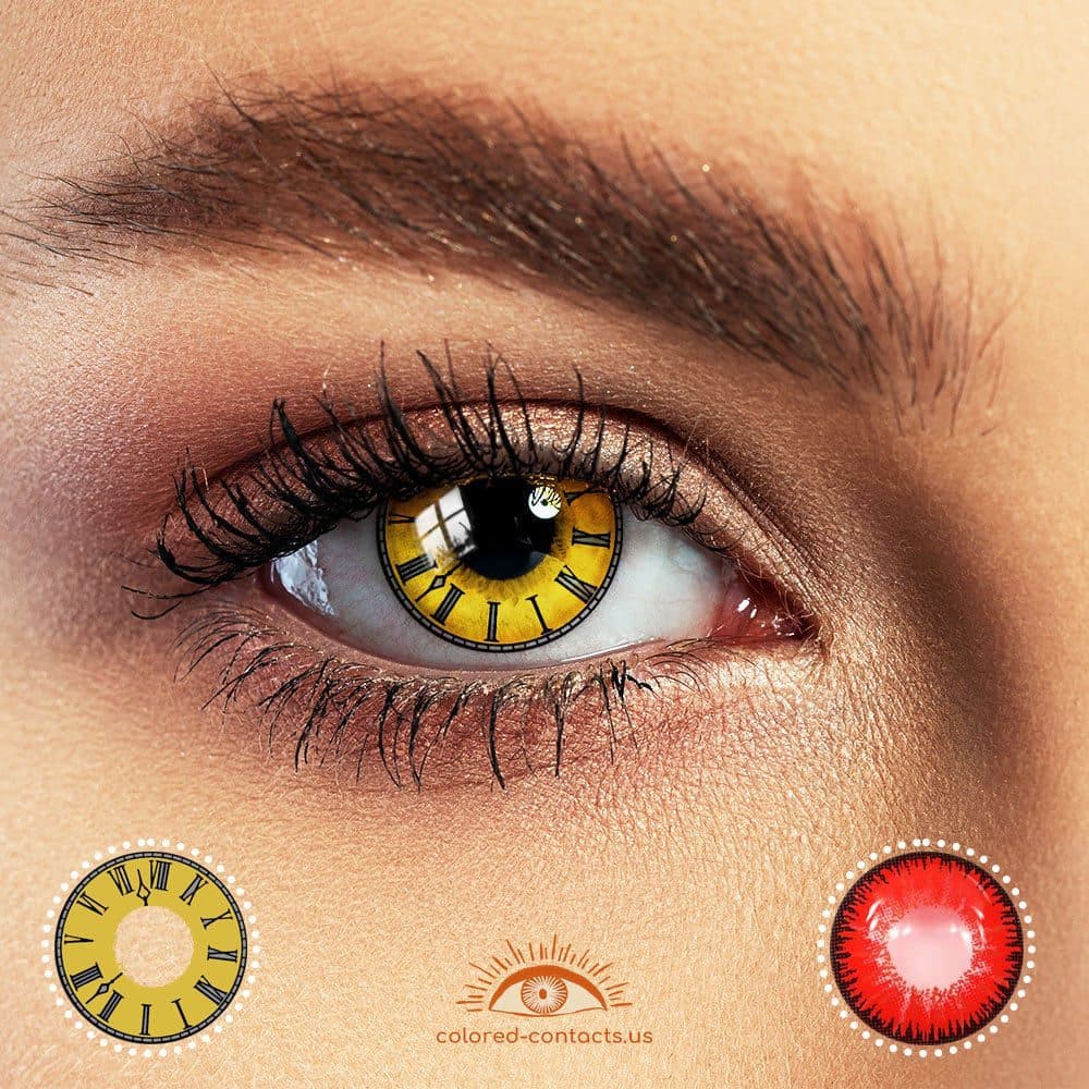 Tokisaki Kurumi Cosplay Halloween Contacts - thumbnail 1