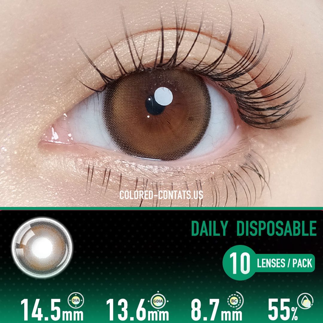 Toasted Hazel Chocolate Contact Lenses