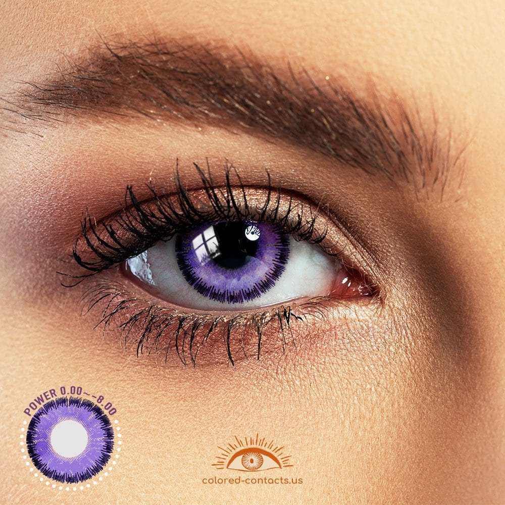 Violet Anime Eye Colored Contacts