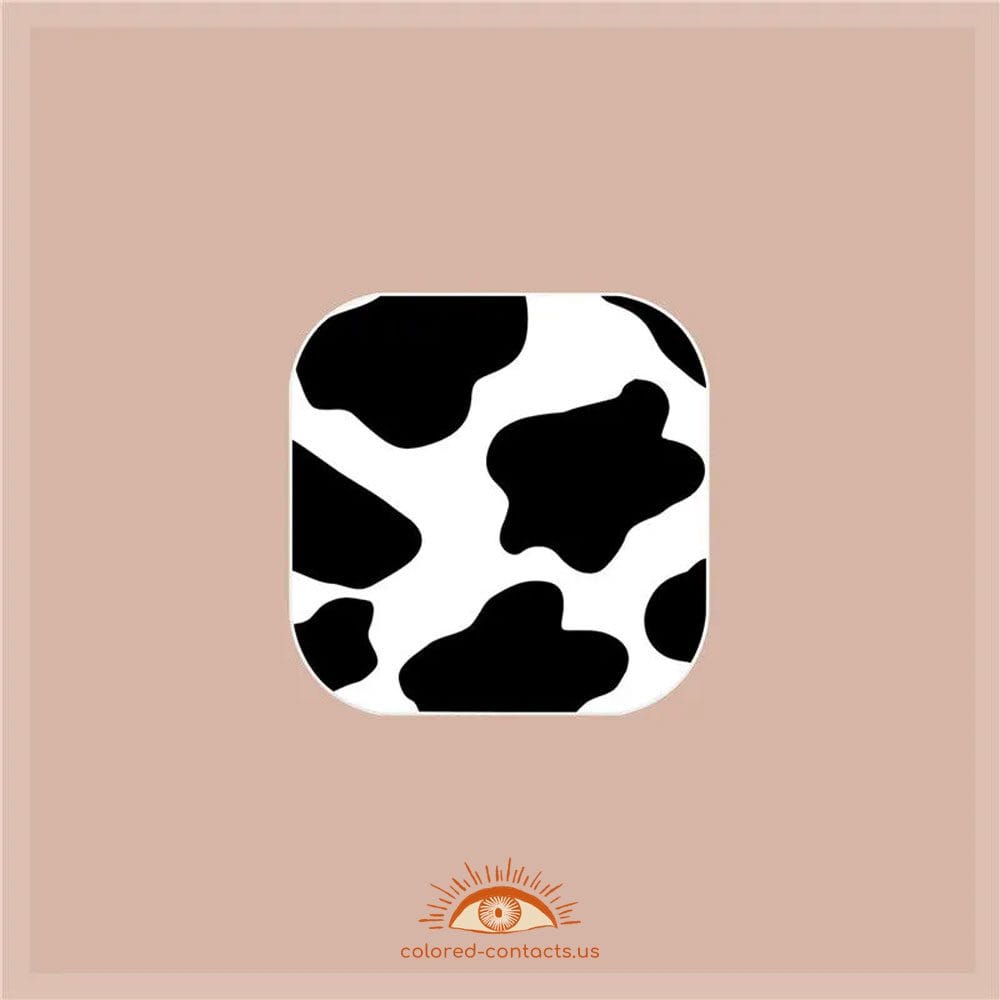 INS Style Cow Contact Lens Case