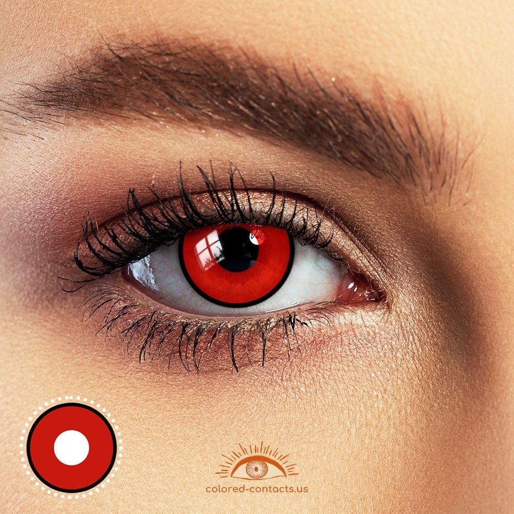 Red Vampire Eye II Halloween Contacts