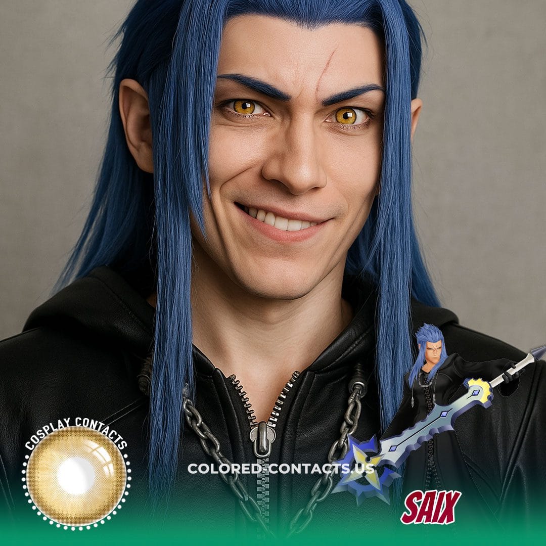 Kingdom Hearts: Saix Cosplay Contact Lenses