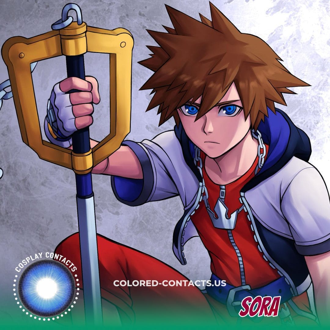 Kingdom Hearts: Sora Cosplay Contact Lenses