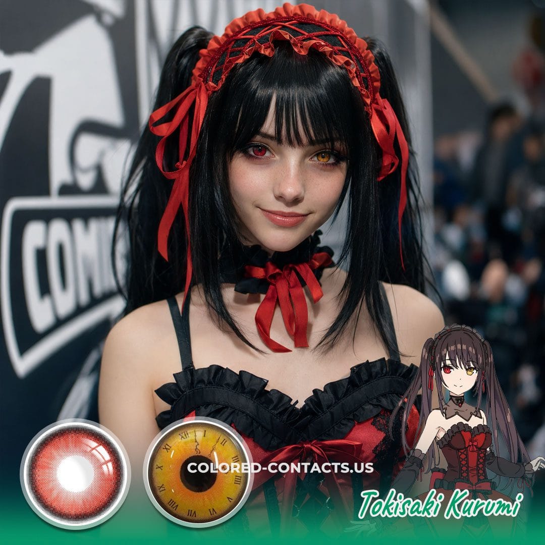 Tokisaki Kurumi Cosplay Contact Lenses