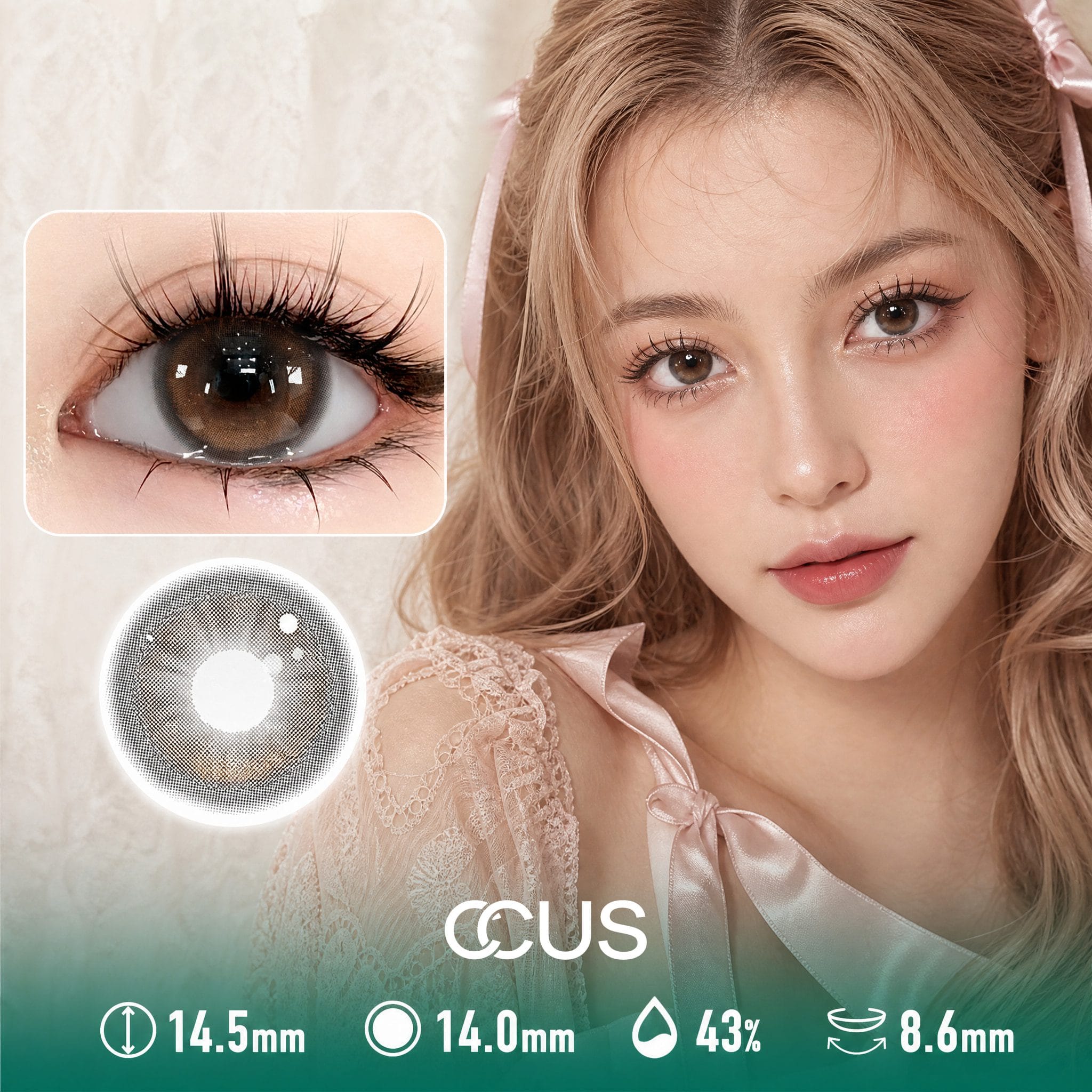 Blossom Lace Brown Contact Lenses