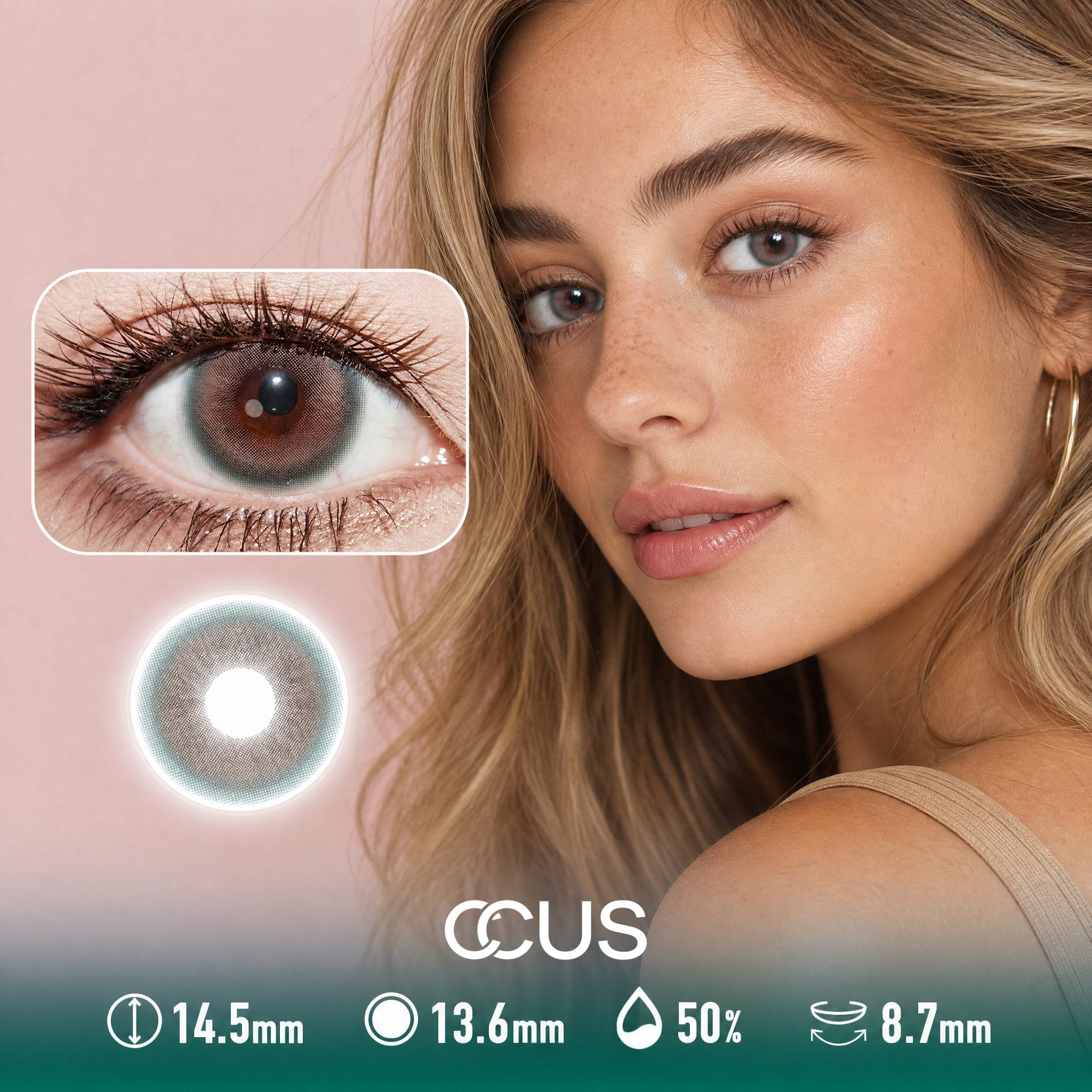 Bruges Orchid Chestnut Brown Contact Lenses