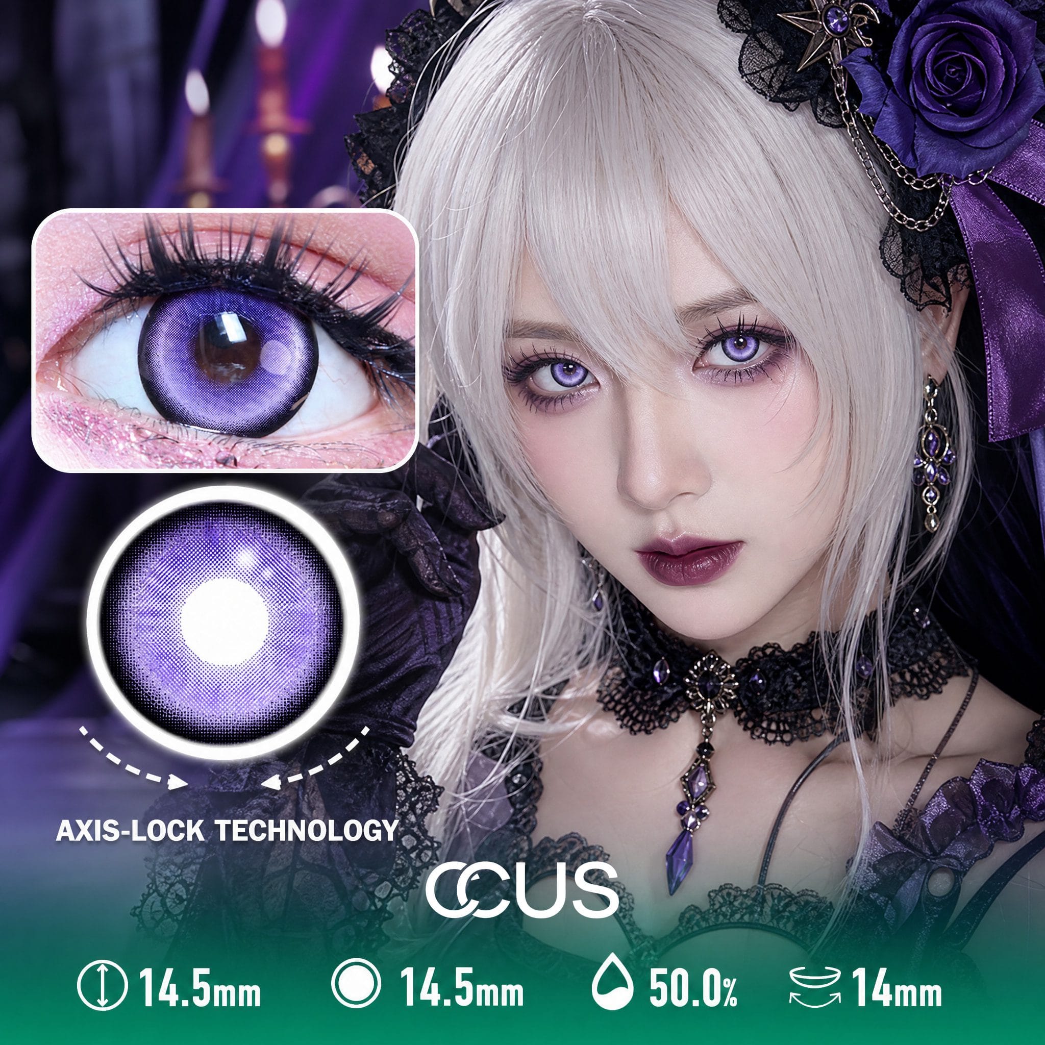 Mythic Pink Contact Lenses