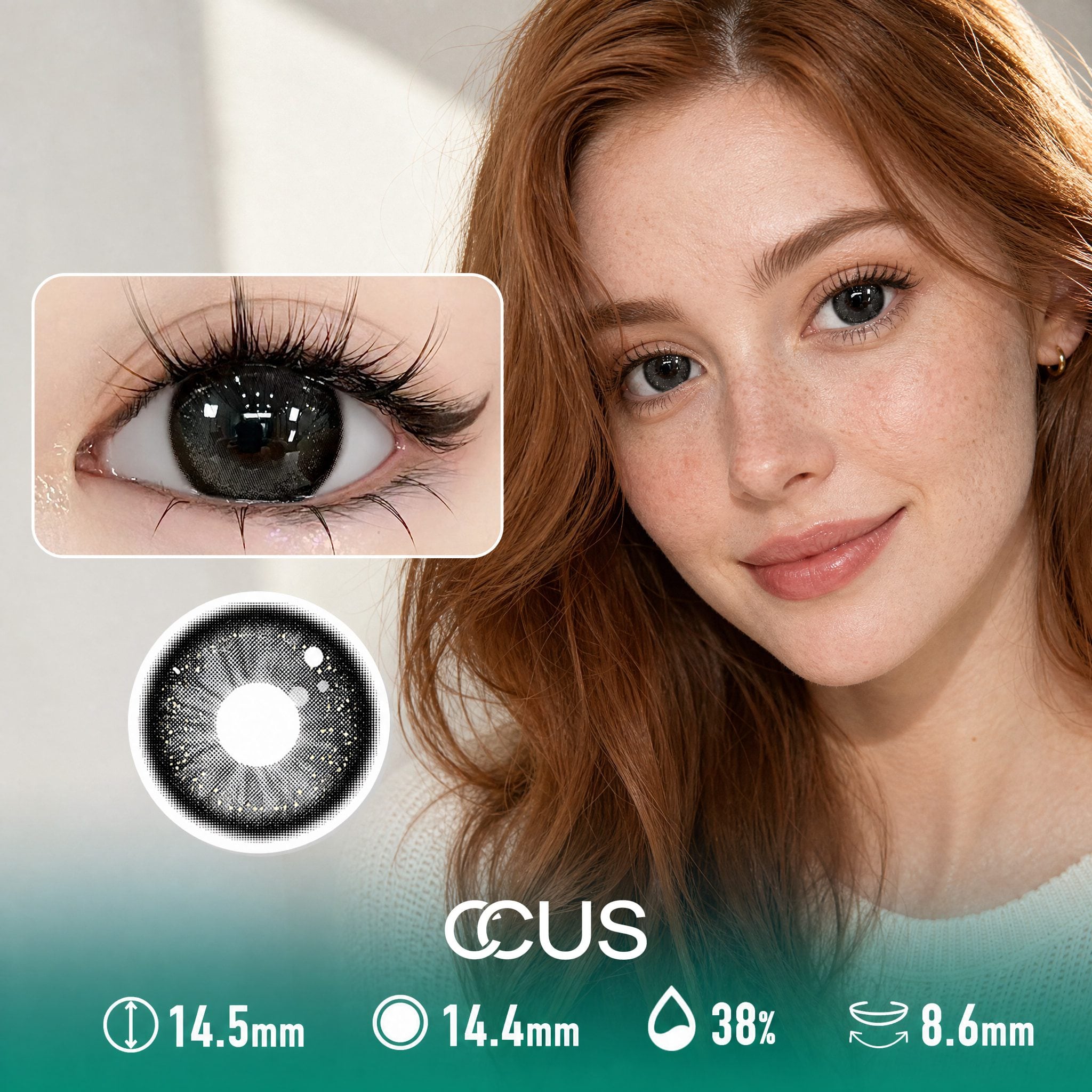 Cloud Jasmine Black Contact Lenses - image 1