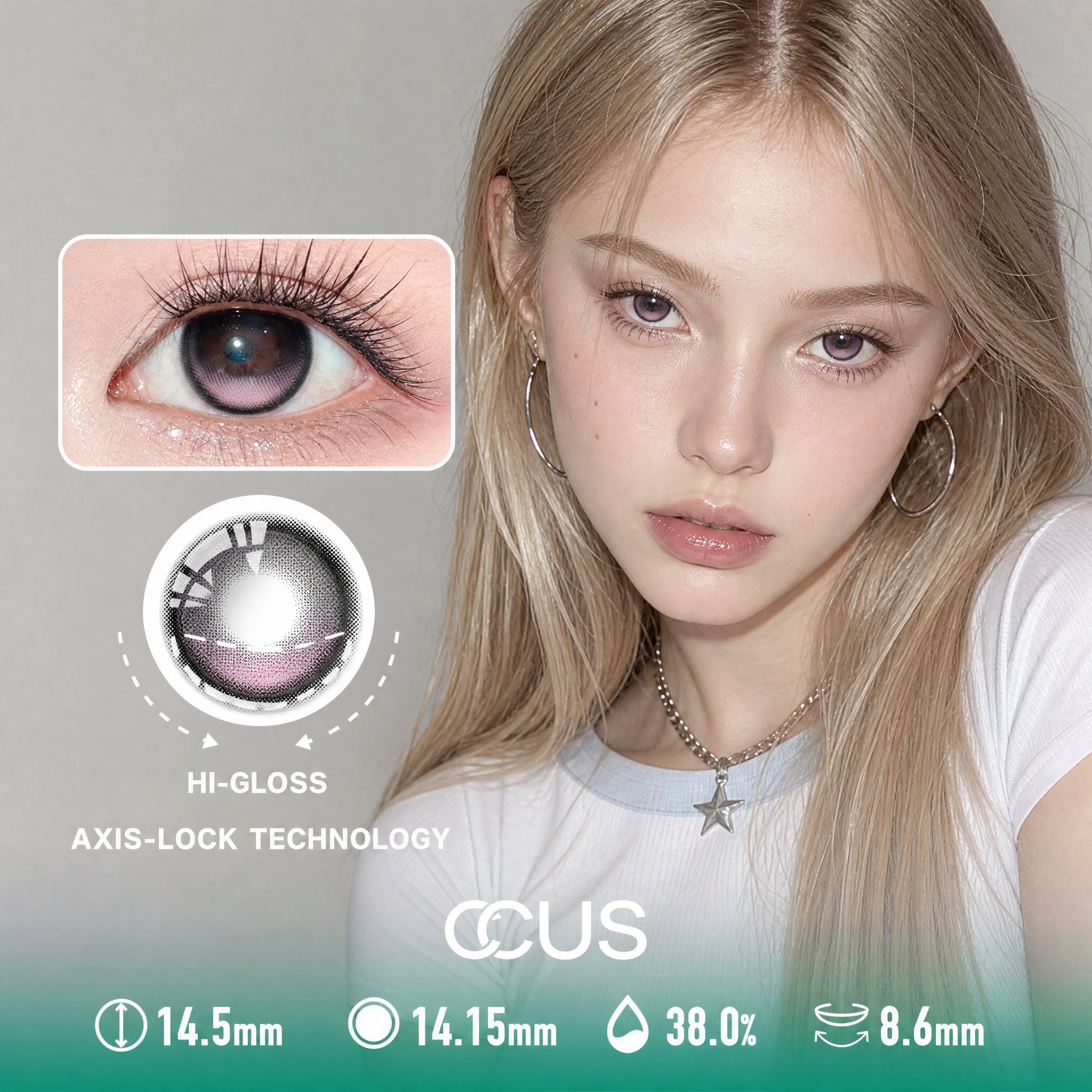 Rose Frost Pink Contact Lenses - image 1