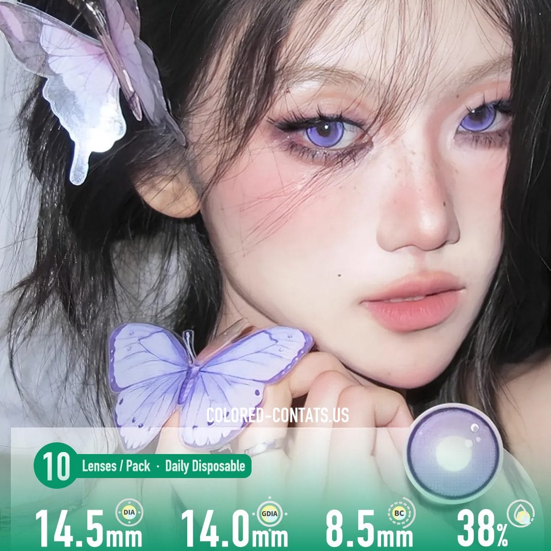 Mystic Iris Purple Contact Lenses – 10PCs