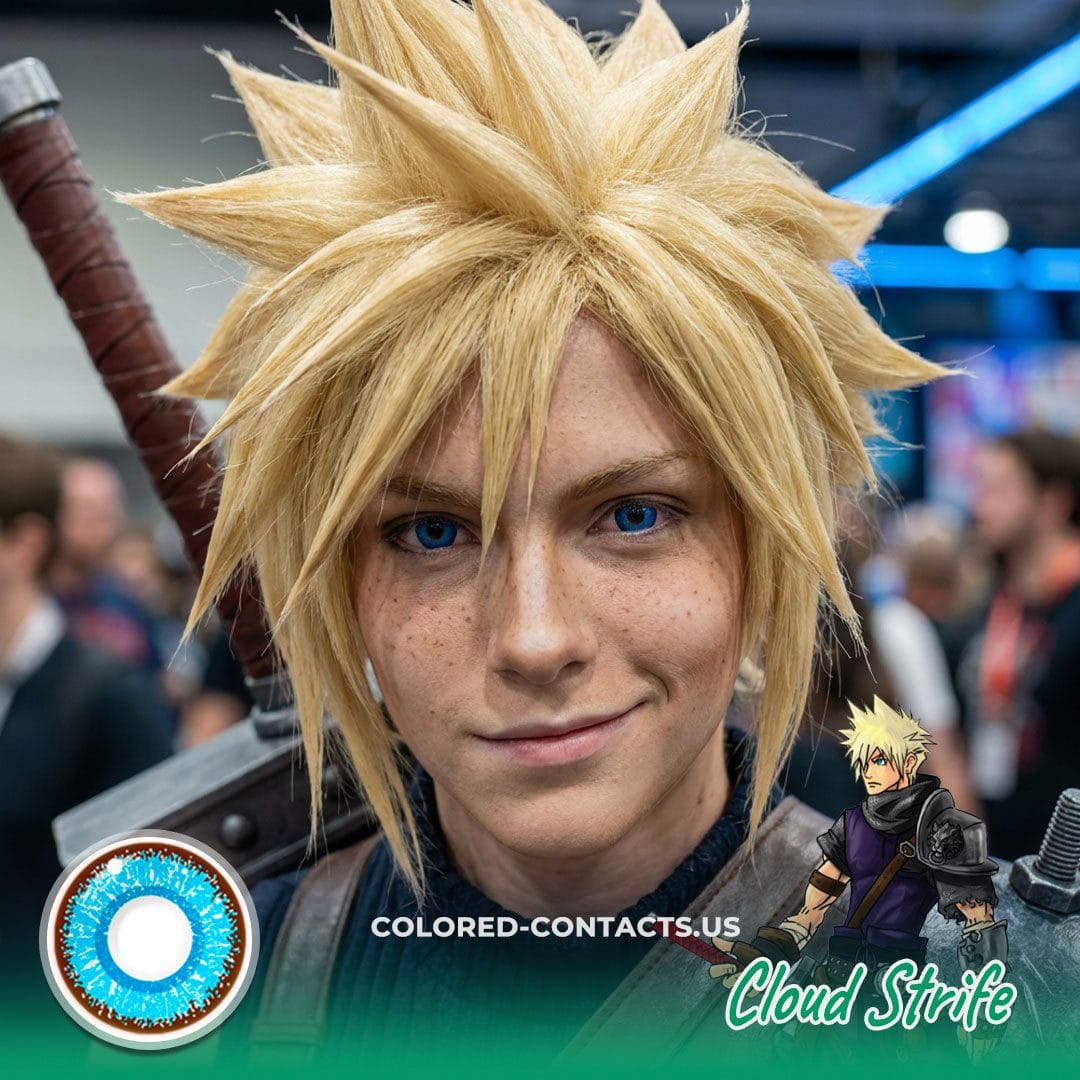 Cloud Strife Cosplay Contact Lenses