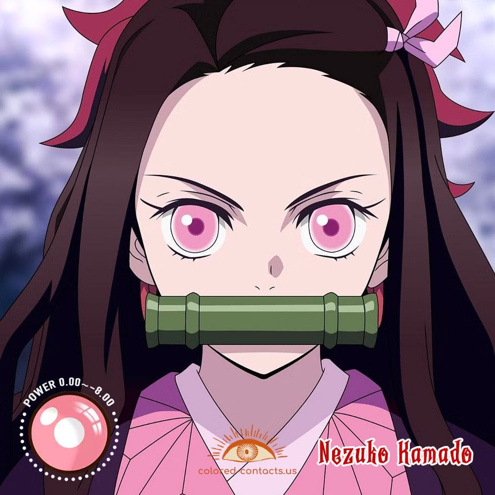 Nezuko Kamado Cosplay Contact Lenses