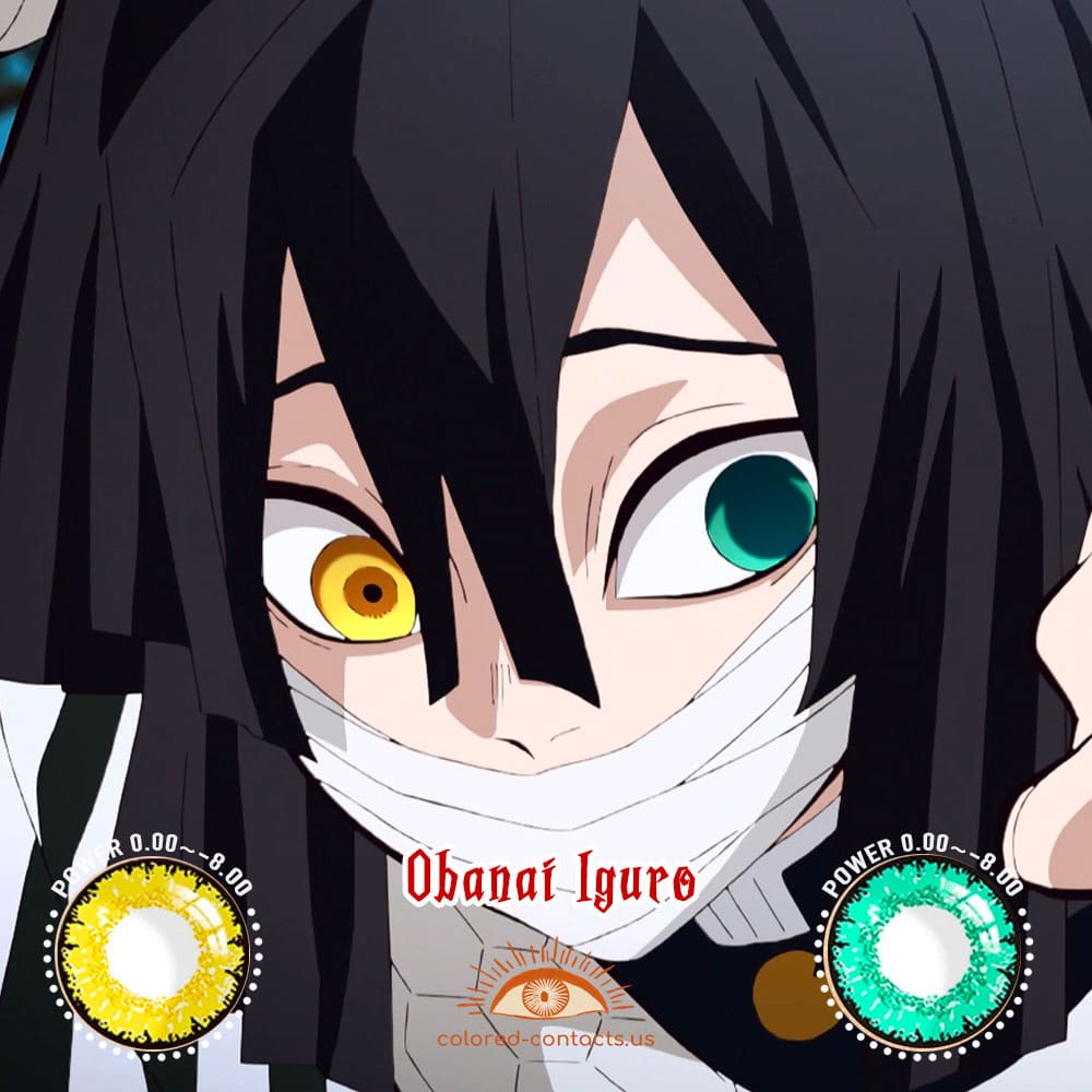Obanai Iguro Cosplay Contact Lenses