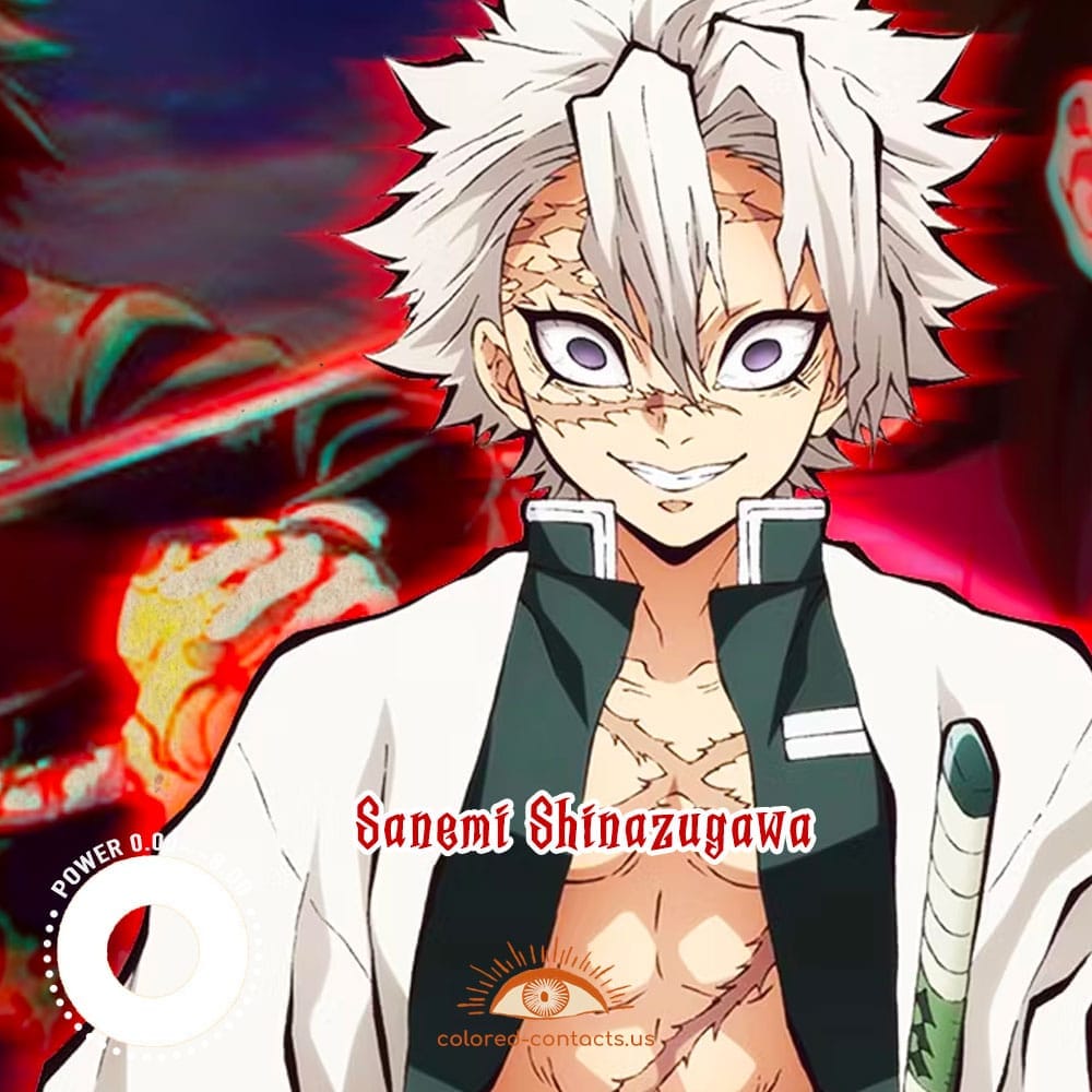 Sanemi Shinazugawa Cosplay Contact Lenses
