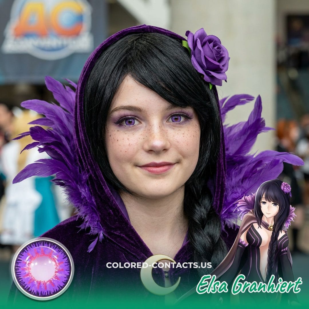 Elsa Granhiert Cosplay Contact Lenses