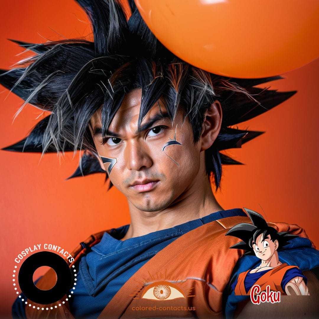 Dragon Ball: Goku Cosplay Contact Lenses