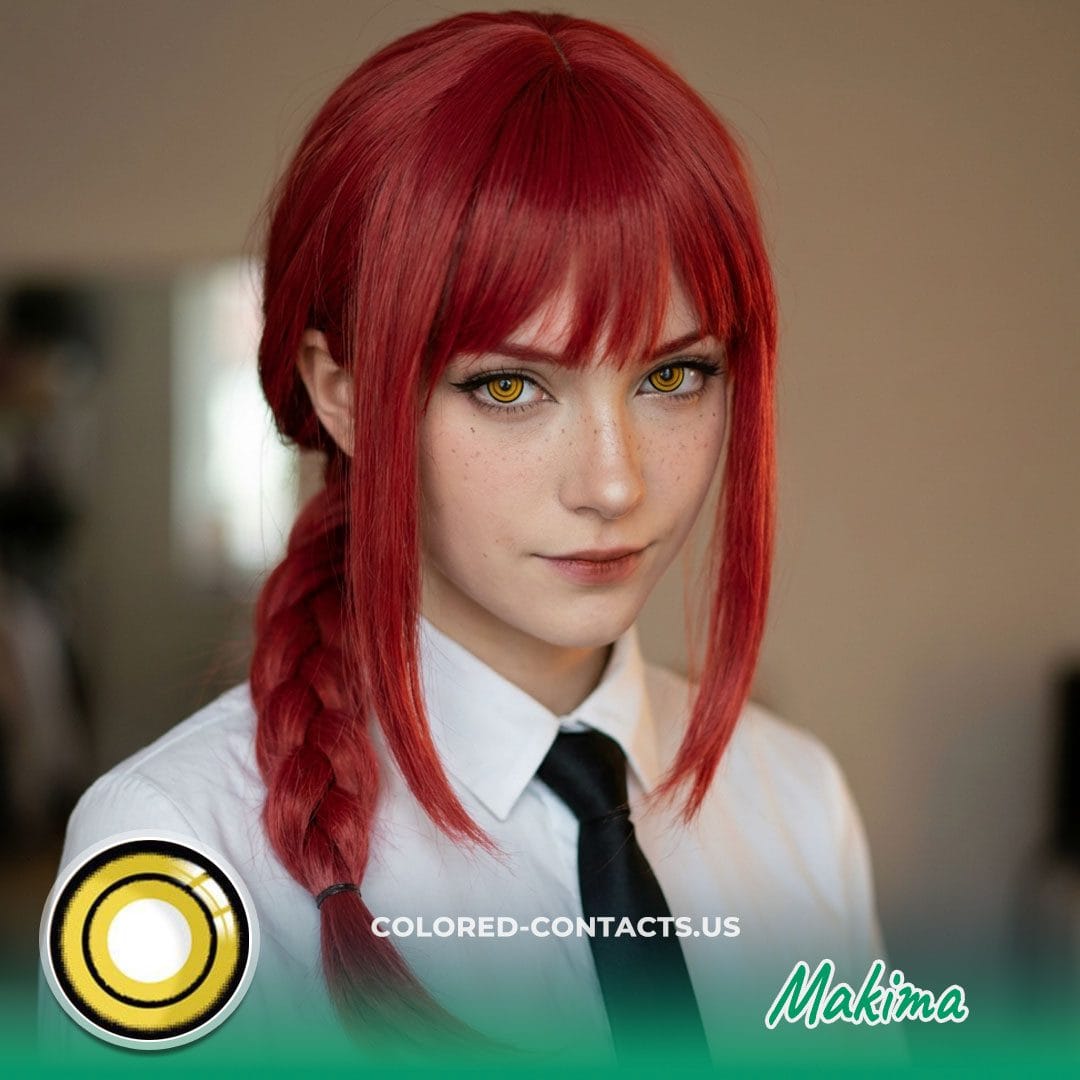 Makima Cosplay Colored Contact Lenses V1