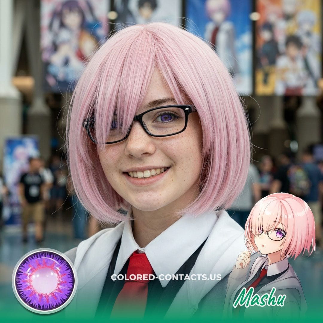Mash Kyrielight Cosplay Contact Lenses