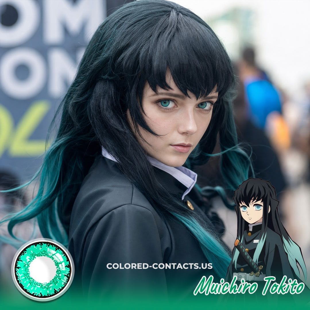 Muichiro Tokito Cosplay Contact Lenses