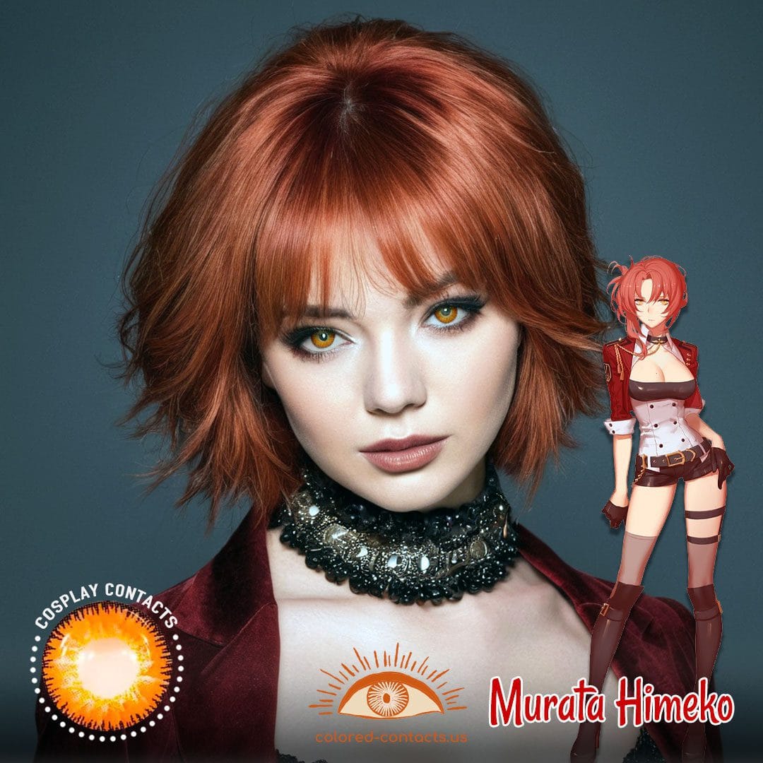 Houkai Gakuen 2 : Murata Himeko Cosplay Brown Contact Lenses