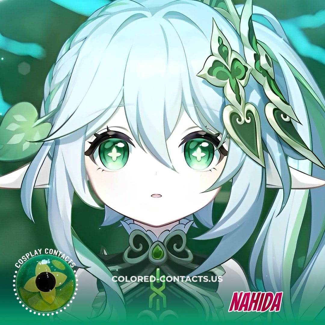 Nahida Cosplay Contact Lenses – New Version
