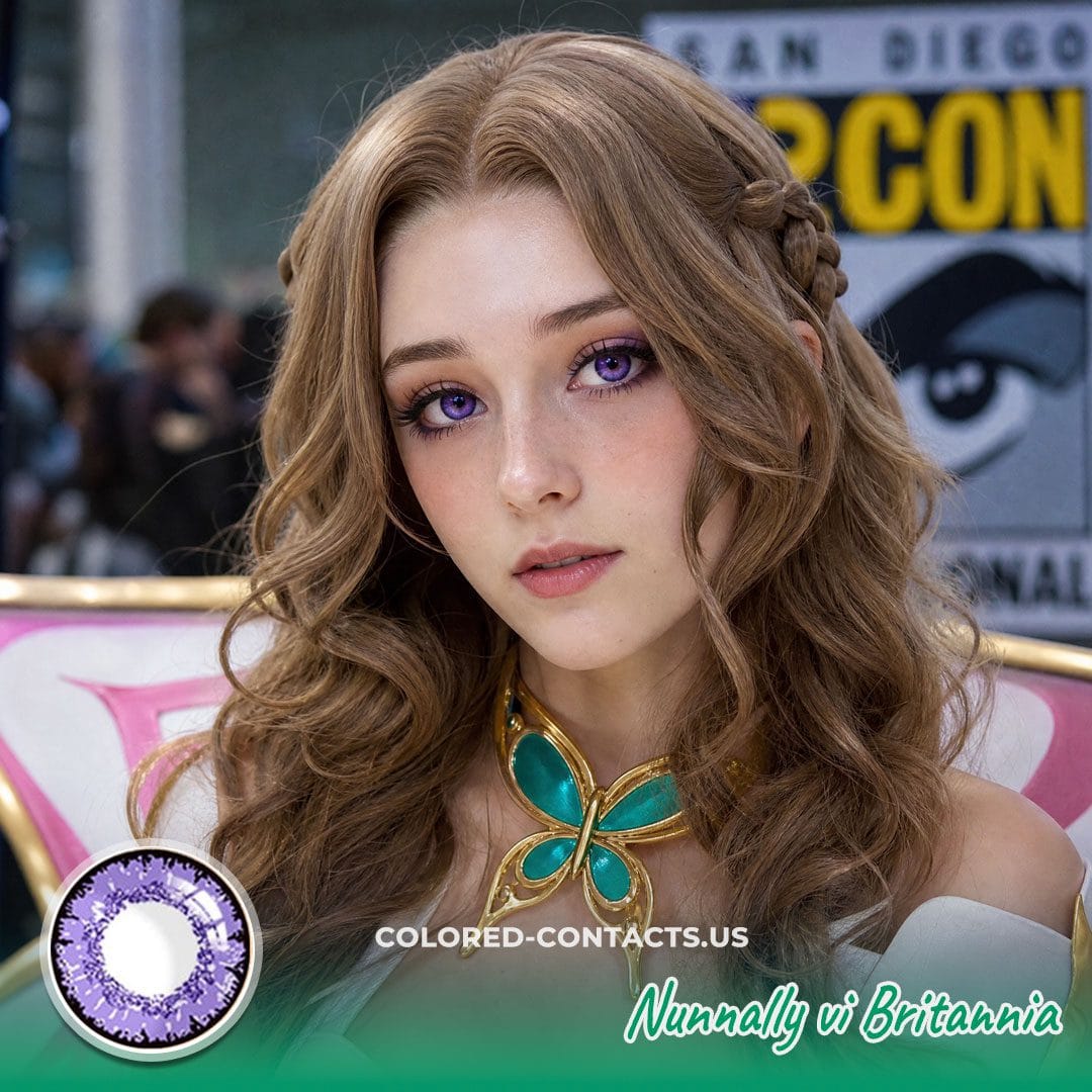 CG: Nunnally vi Britannia Cosplay Contacts