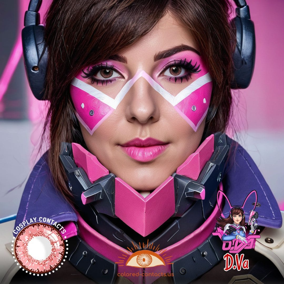 Overwatch: D.Va Cosplay Contact Lenses