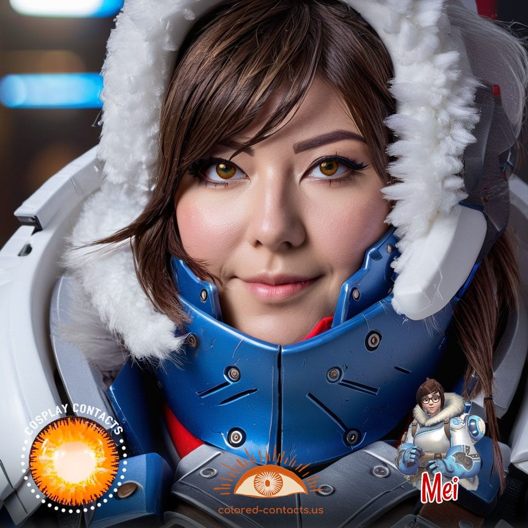 Overwatch: Mei Cosplay Contact Lenses