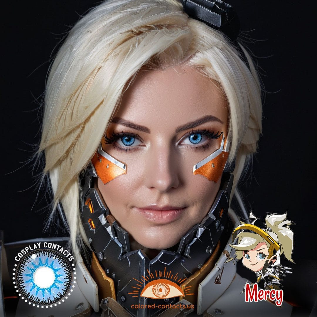 Overwatch: Mercy Cosplay Contact Lenses