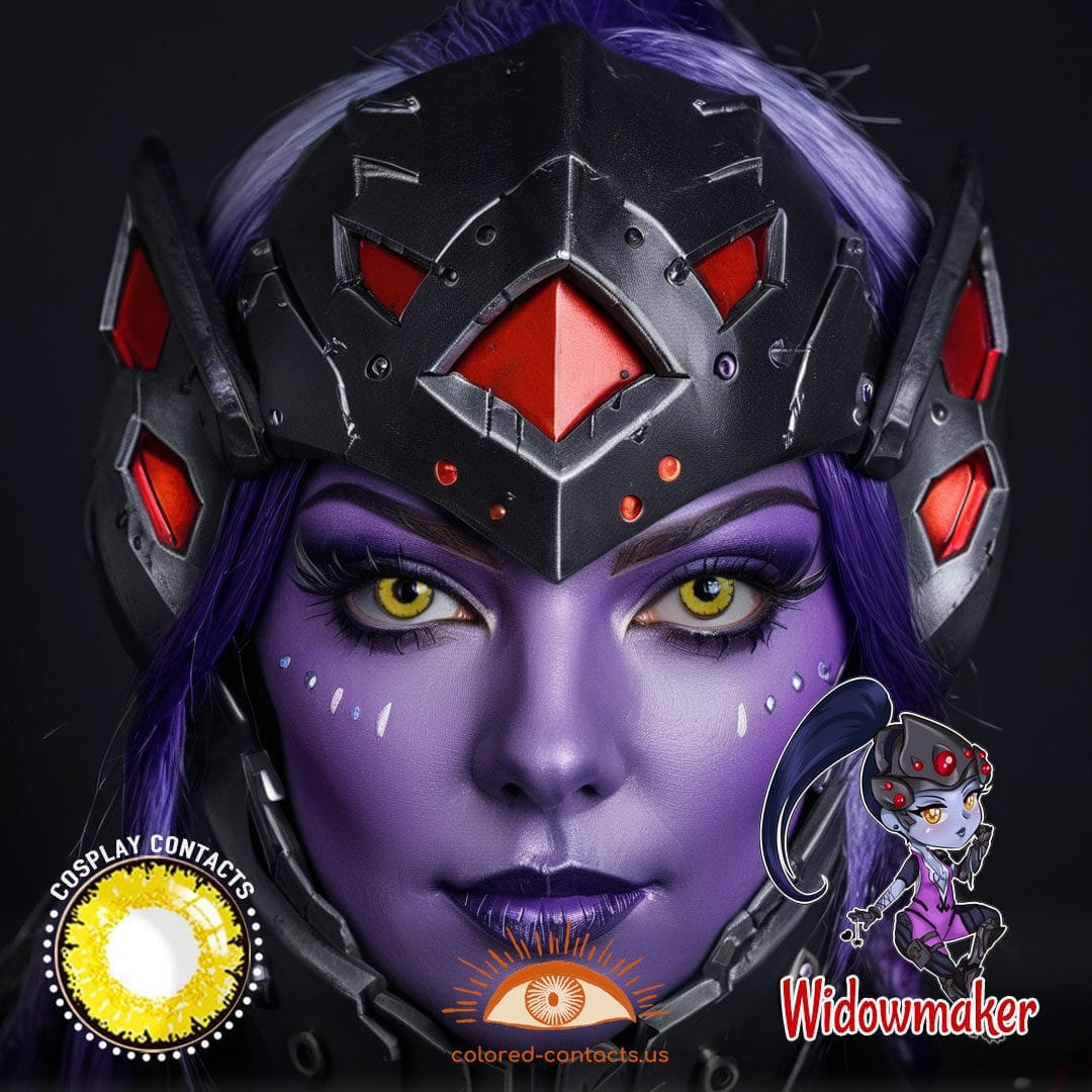 Overwatch: Widowmaker Cosplay Contact Lenses