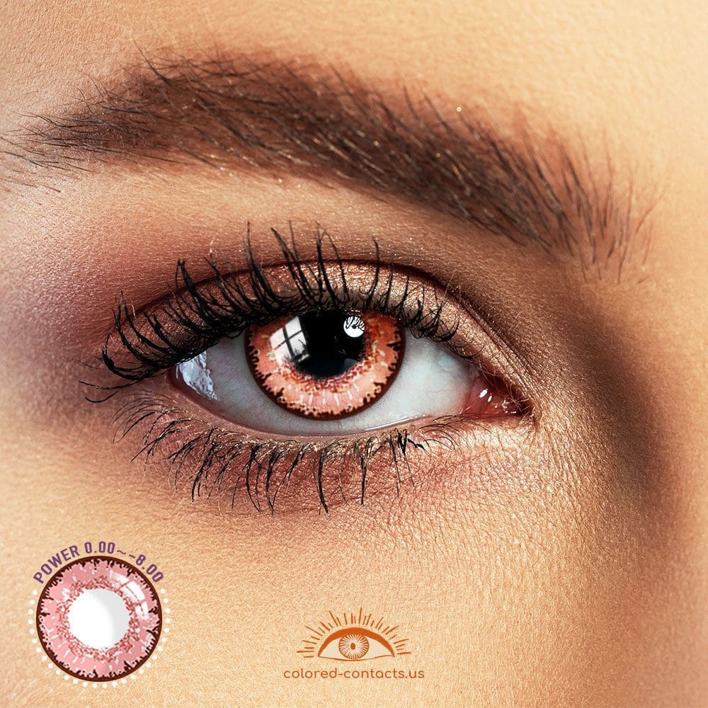 Queen Pink Anime Eye Colored Contacts