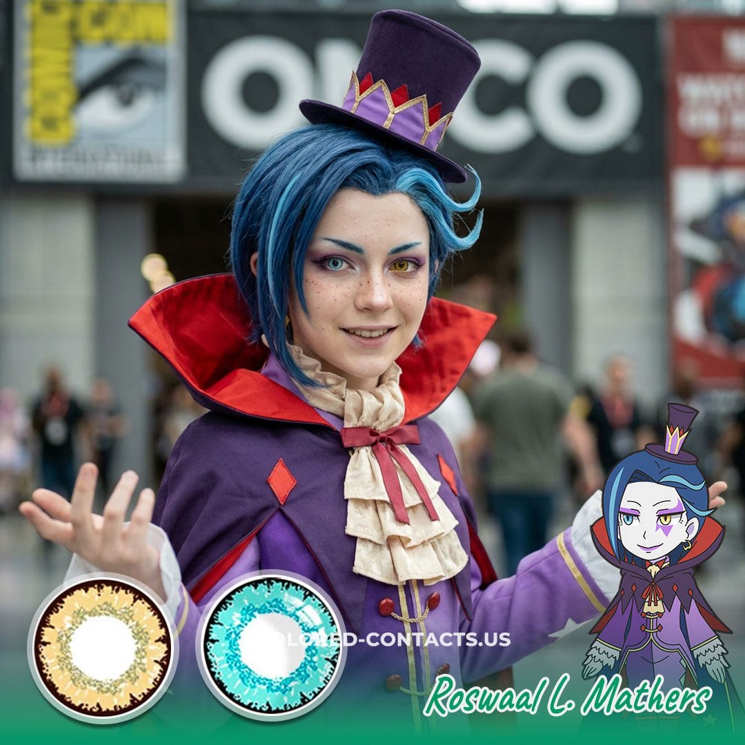 Roswaal L. Mathers Cosplay Contact Lenses