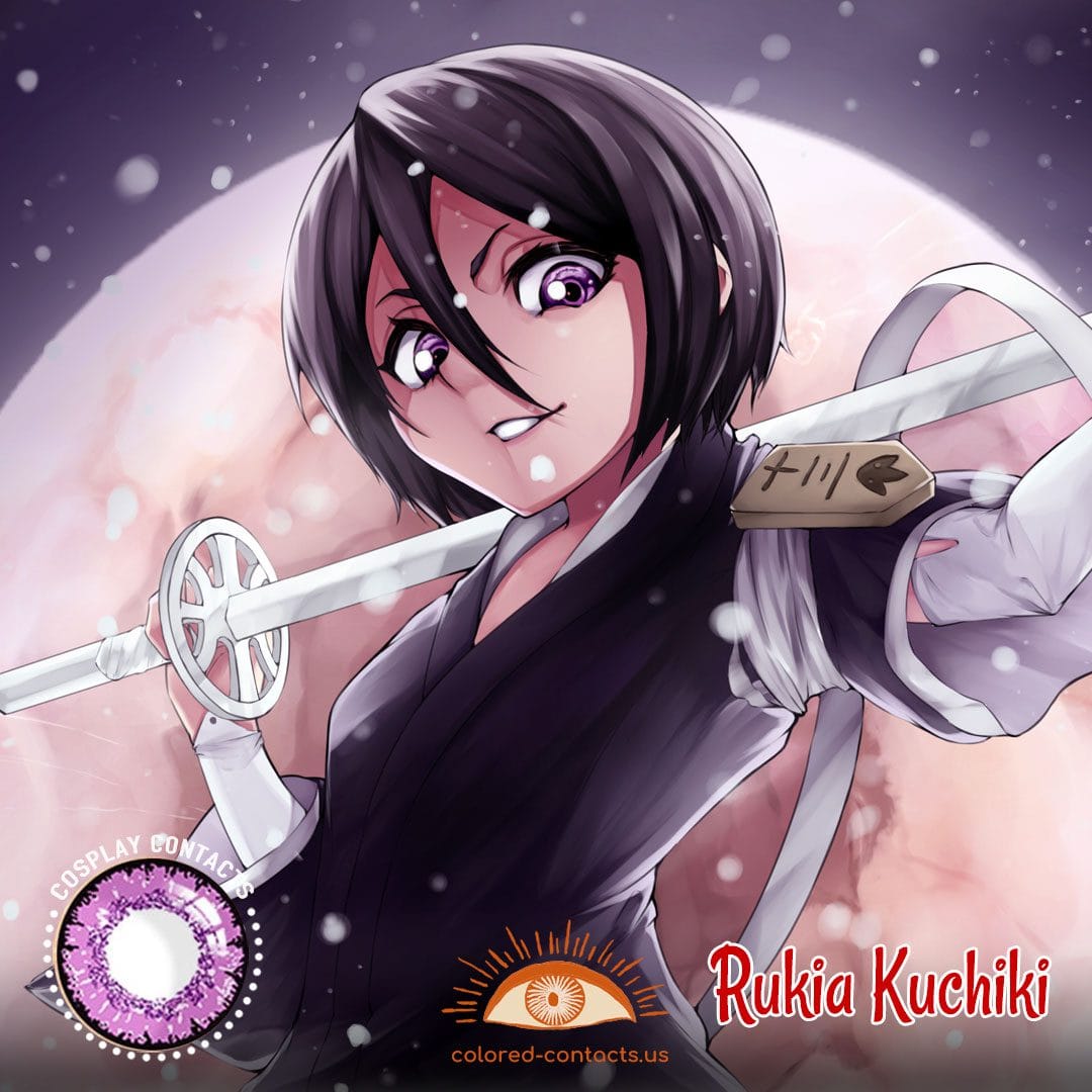 Rukia Kuchiki Cosplay Contacts