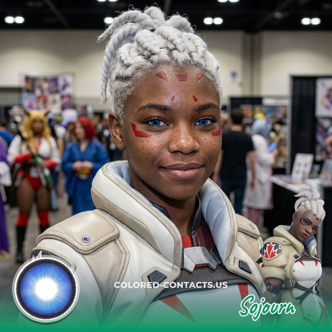 Overwatch Sojourn Cosplay Contact Lenses