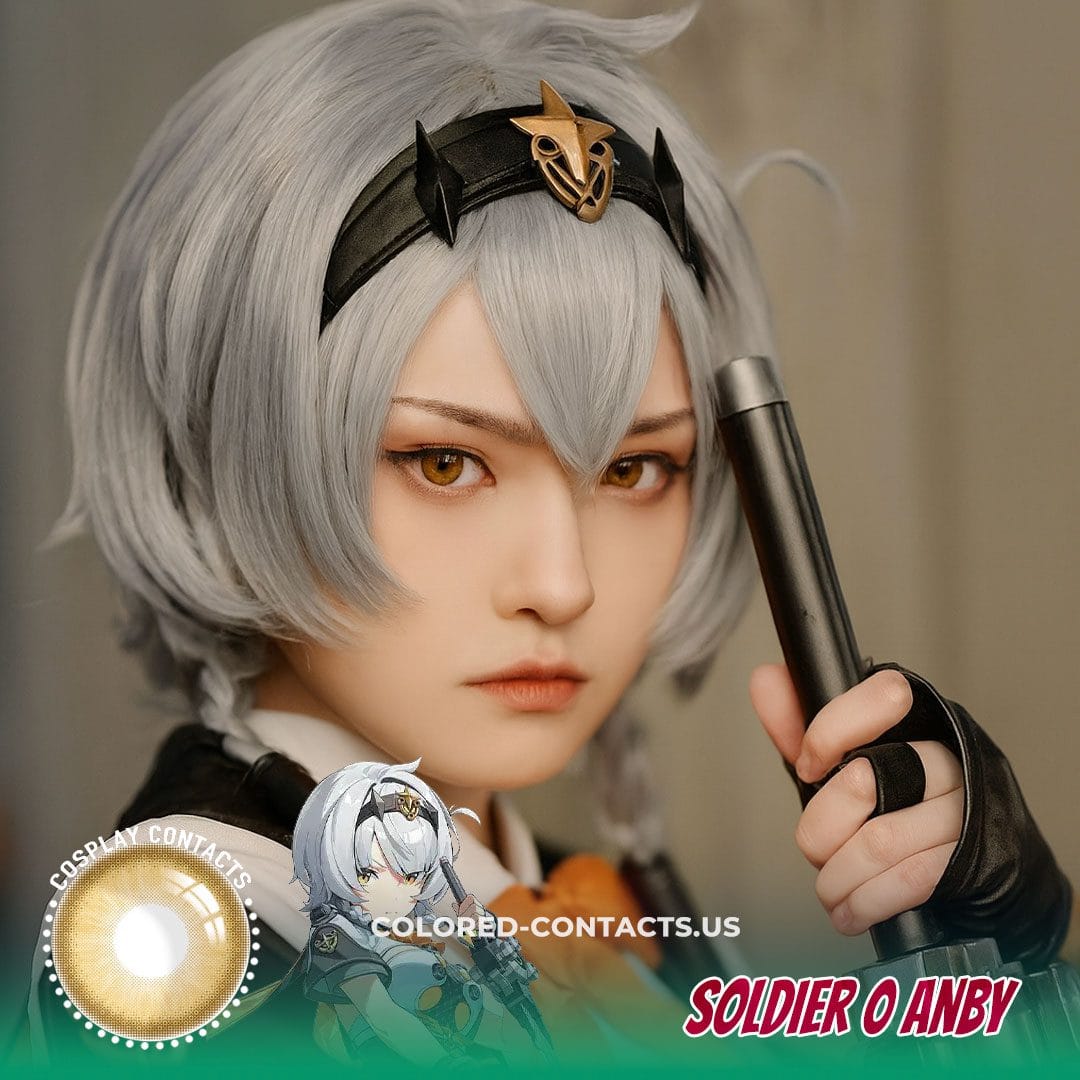 ZZZ Soldier 0 Anby Cosplay Contact Lenses