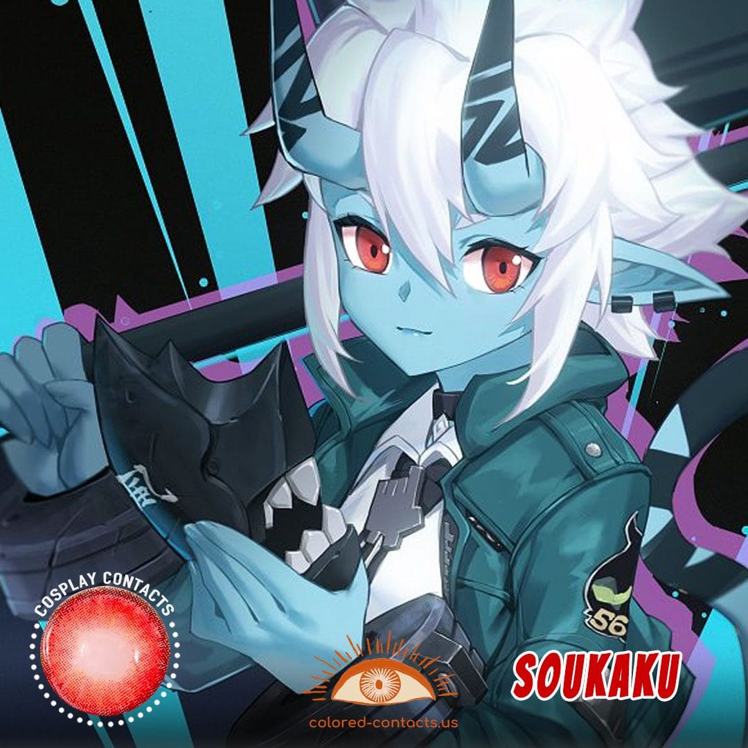 ZZZ Soukaku Cosplay Contact Lenses
