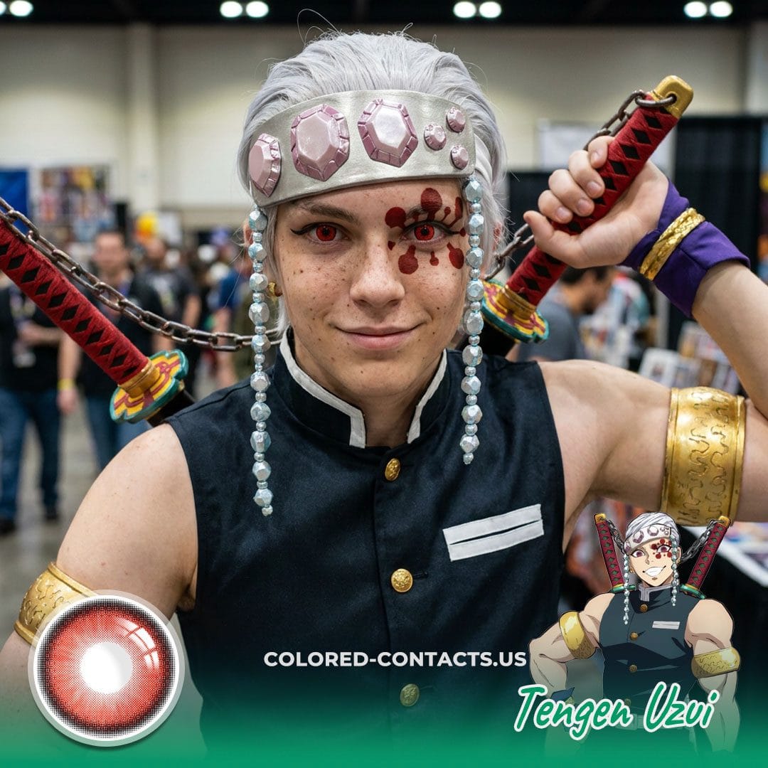 Tengen Uzui Cosplay Contact Lenses