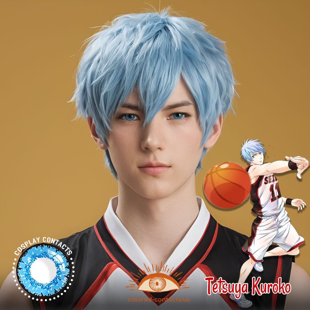 Kuroko no Basuke: Tetsuya Kuroko Cosplay Blue Contact Lenses