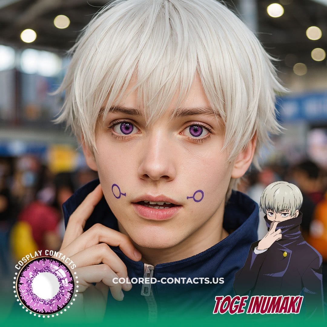 Toge Inumaki Cosplay Contact Lenses
