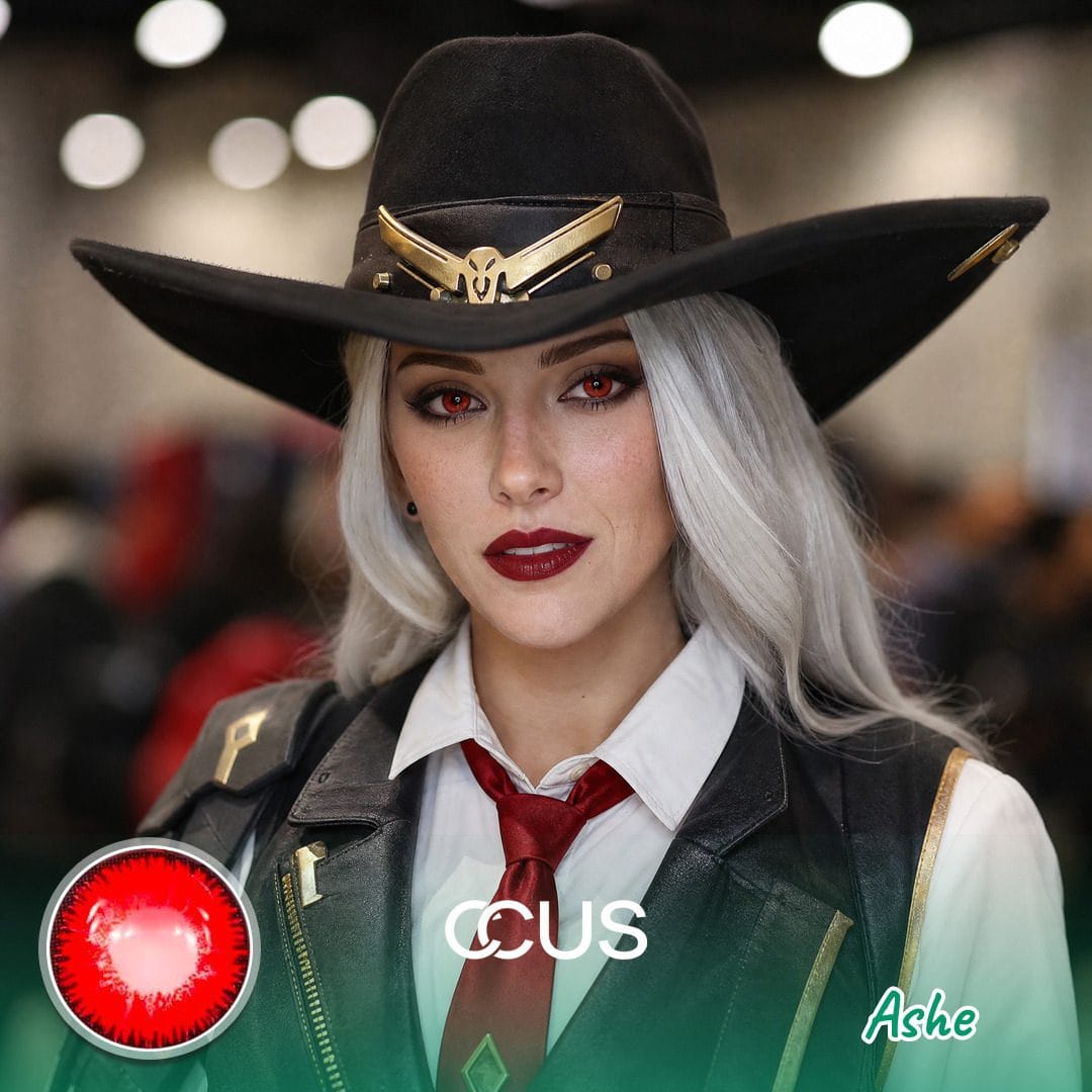Overwatch Ashe Cosplay Contact Lenses