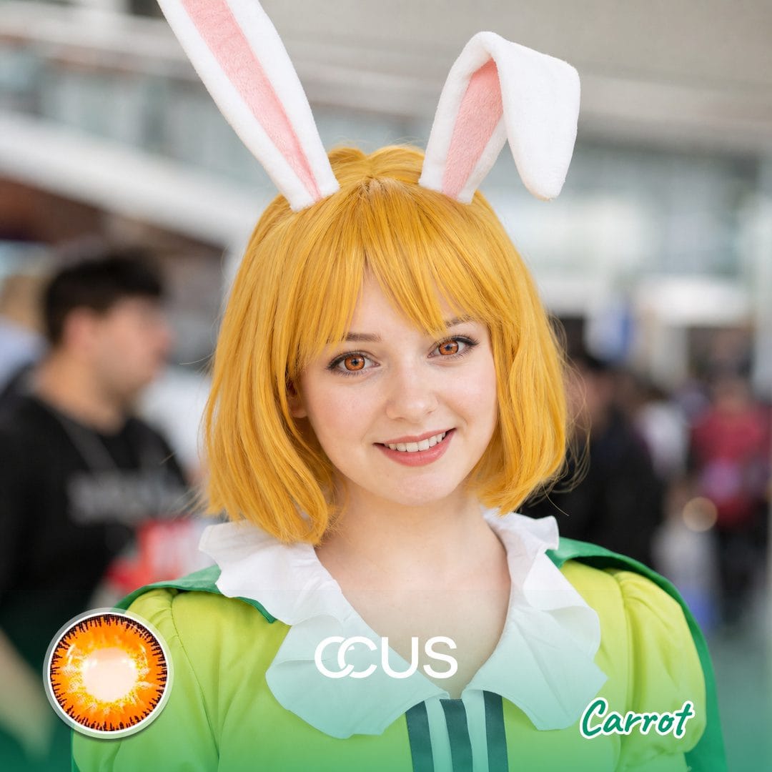 Carrot Cosplay Contact Lenses