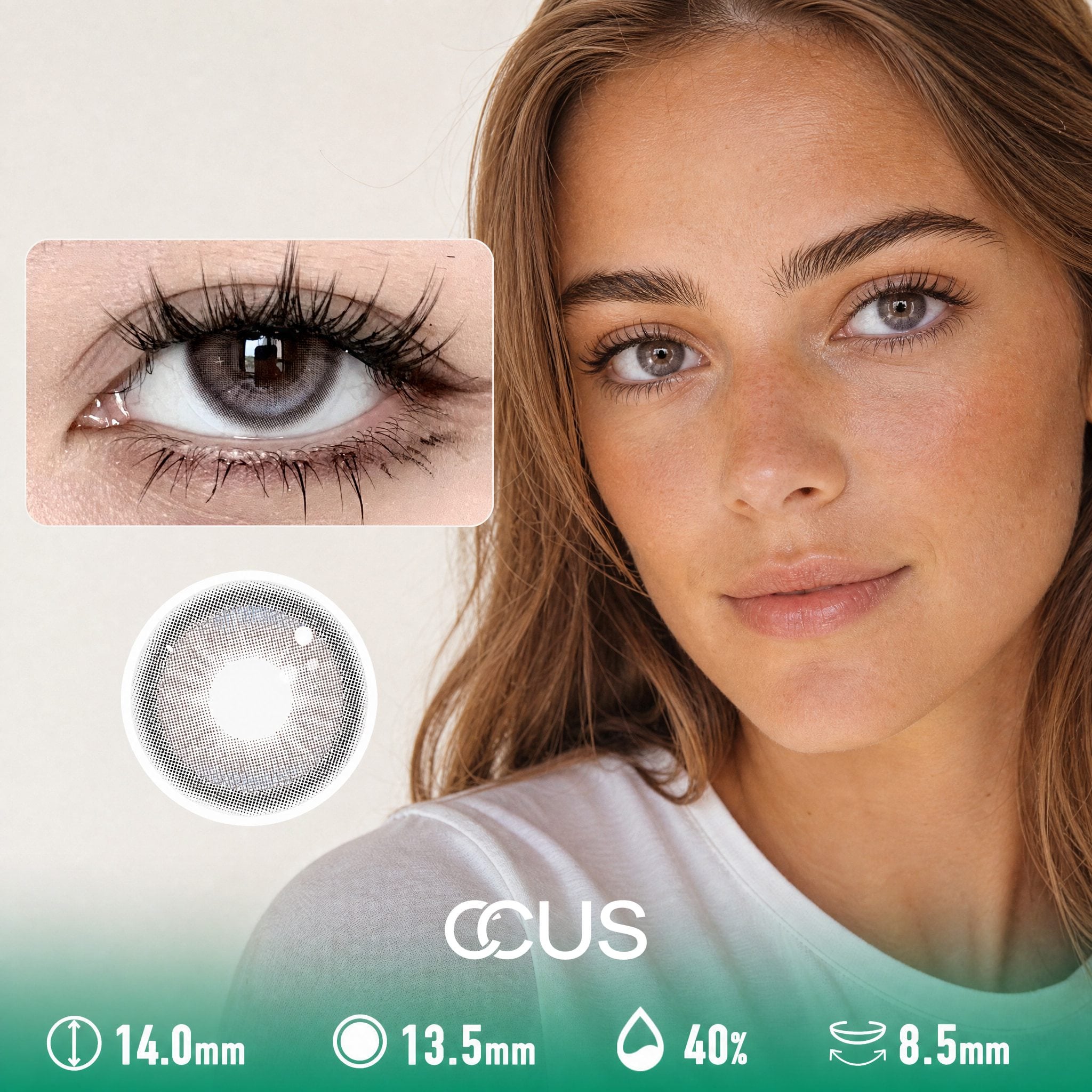 Cedar Amber Brown Contact Lenses - image 1