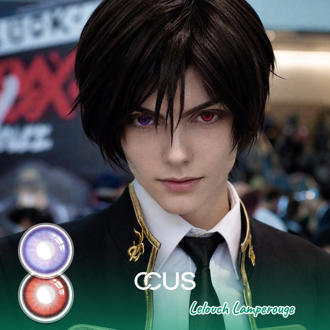 CG: Lelouch Lamperouge Cosplay Heterochromia Contact Lenses