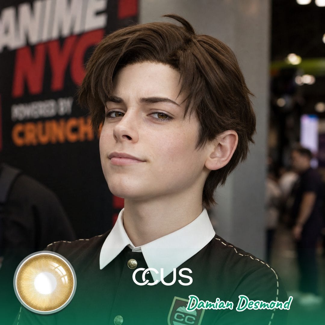 Damian Desmond Cosplay Contact Lenses – Hazel/Brown