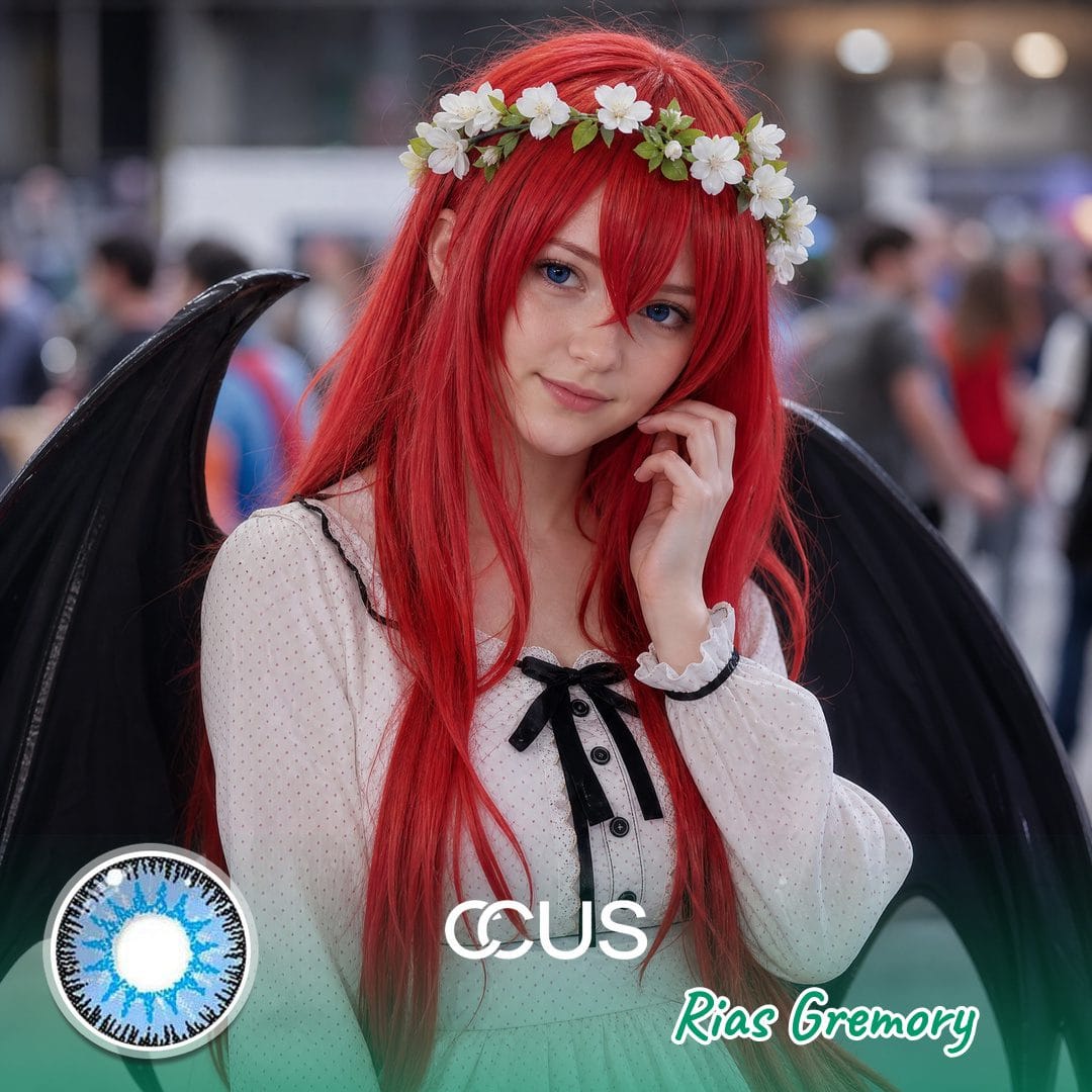 DxD: Rias Gremory Cosplay Blue Contact Lenses