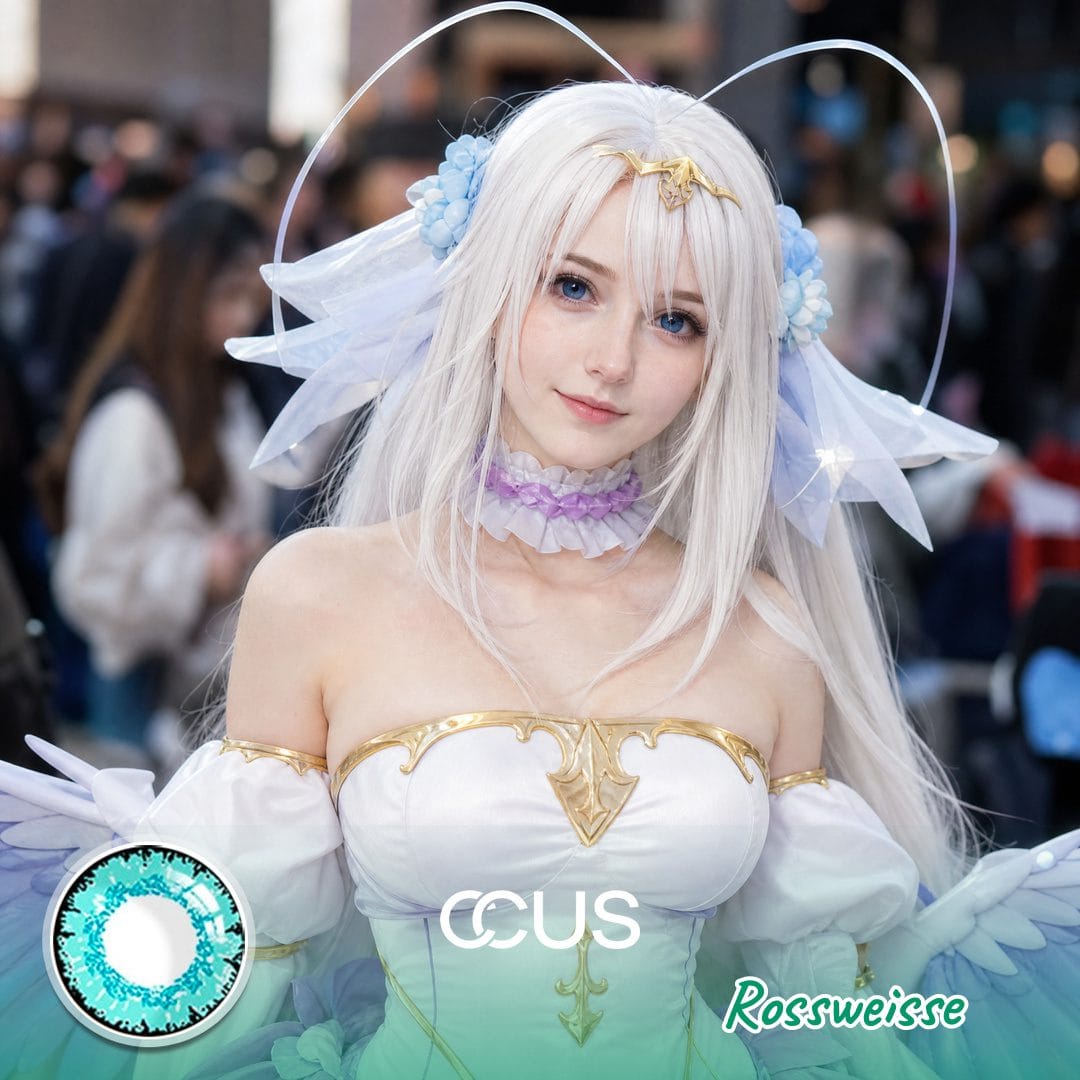 DxD: Rossweisse Cosplay Light Blue Contact Lenses